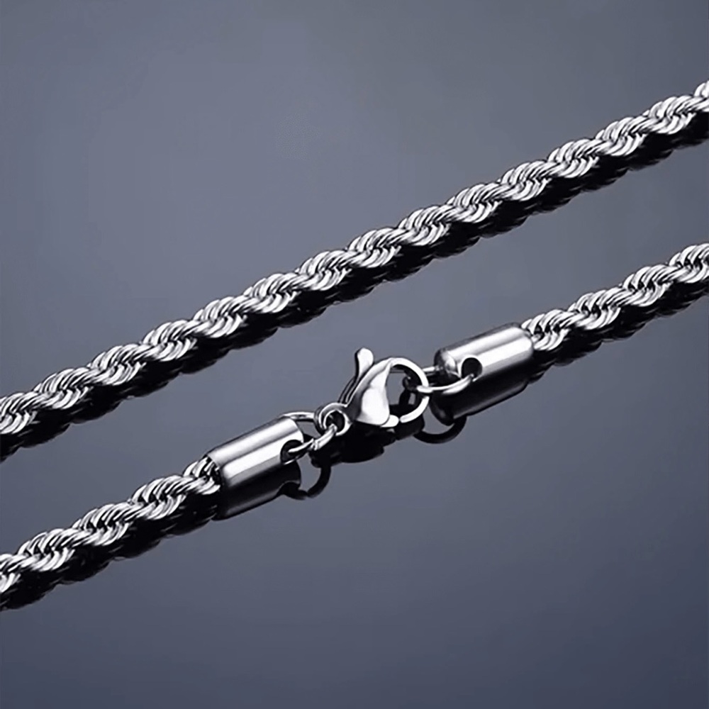 Silver Rope Chain - UNOPENED - Picture 4 of 6